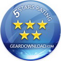 5 Star Rating from GearDownload.com !