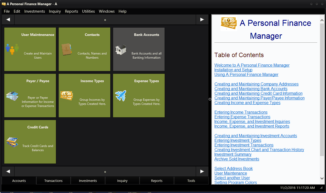 A Personal Finance Manager 4.221 full