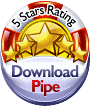 Rated 5 Stars by DownloadPipe.com !